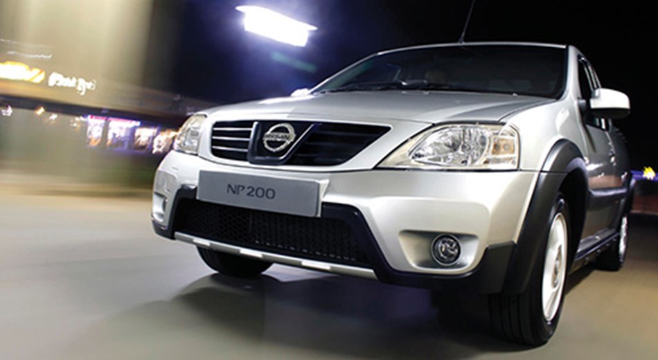 Front view of the Nissan NP200