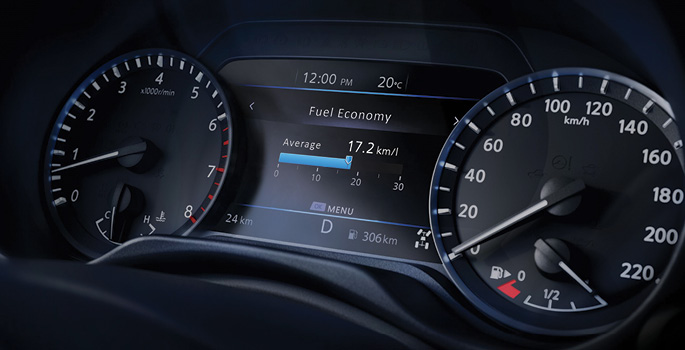 NAVARA’s Advanced Drive-Assist Display